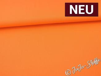 Baumwolle uni orange Oeko-Tex® 