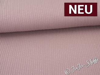 Ripp Jacquard Jersey uni mauve Oeko-Tex® 