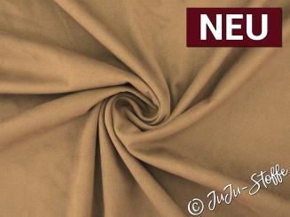 Wildlederimitat Stretch camel Oeko-Tex® 
