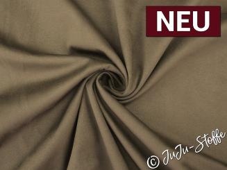 Wildlederimitat Stretch khaki Oeko-Tex® 