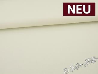 Baumwolle uni creme Oeko-Tex® 