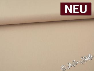 Baumwolle uni beige Oeko-Tex® 