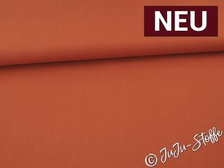 Baumwolle uni ziegel Oeko-Tex® 