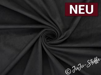 Wildlederimitat Stretch schwarz Oeko-Tex® 