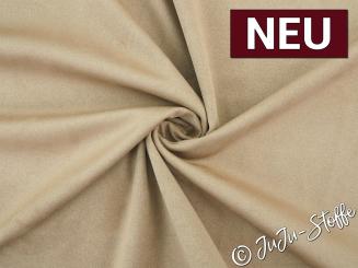 Wildlederimitat Stretch hellbraun Oeko-Tex® 