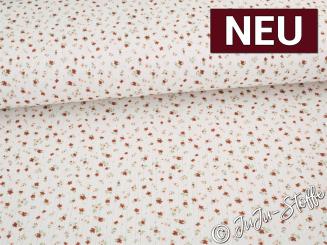 Jersey mit Lochmuster Blümchen Oeko-Tex® 