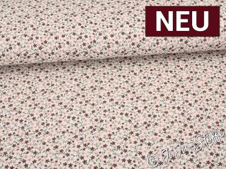 Musselin Blüten natur Oeko-Tex® 