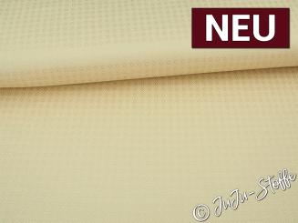 Jacquard Webware Rauten champagner Oeko-Tex® 