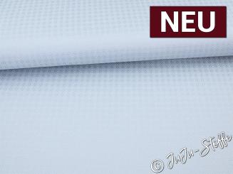 Jacquard Webware Rauten hellblau Oeko-Tex® 