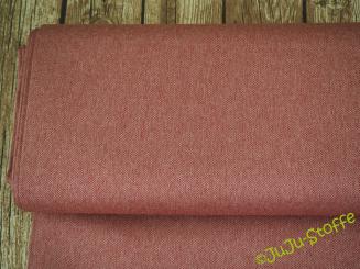 Dekostoff Rom altrosa meliert 