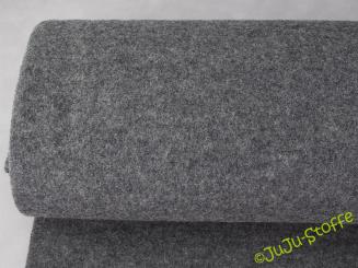 Wollwalk dunkelgrau meliert 