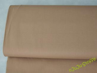 Baumwolle uni hellbraun Öko-Tex 