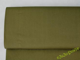 Baumwolle uni oliv Öko-Tex 