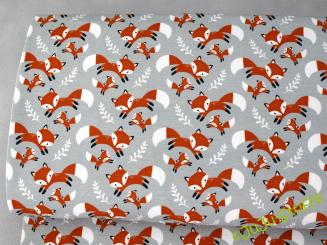 Jersey Fuchs grau Öko-Tex 