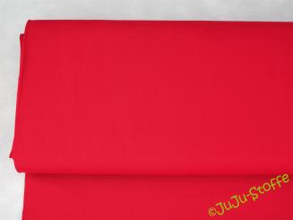 Baumwolle "Romeo" uni rot Öko-Tex 