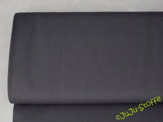 Baumwolle uni anthrazit Öko-Tex 