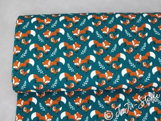 Jersey Fuchs petrol Öko-Tex 