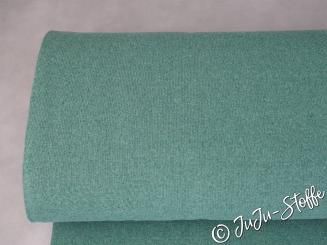 Strickstoff smaragd meliert 