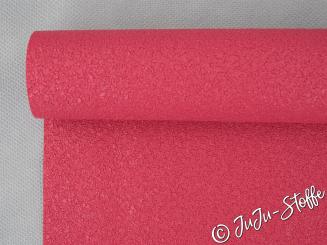 Kunstleder mit Struktur himbeere 