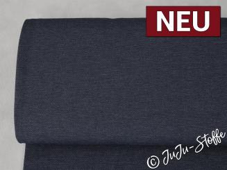 Jersey jeansoptik dark blue meliert Öko-Tex 