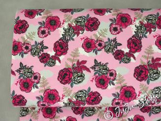 French Terry Blumen von Steinbeck Öko-Tex 