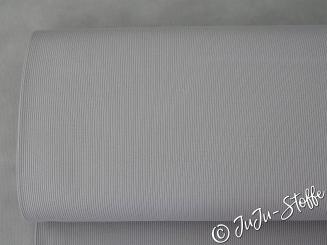 Ripp-Jersey uni hellgrau Öko-Tex 