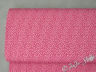 Jersey Dotty pink Öko-Tex 