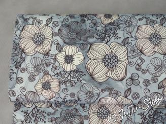 Canvas Blüten Öko-Tex 