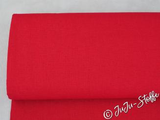 Leinen uni rot 