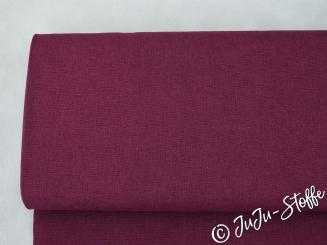 Leinen uni bordeaux 