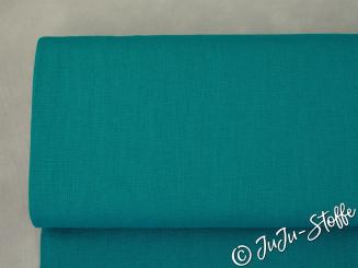 Leinen uni türkis 
