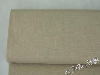 Leinen uni sand 