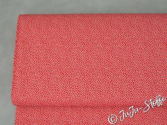 Baumwolle Dotty rot Öko-Tex 
