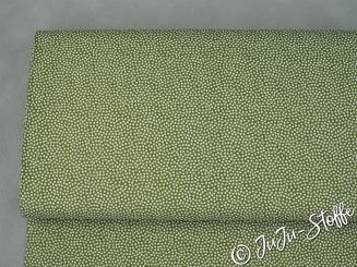 Baumwolle Dotty heugrün Öko-Tex 