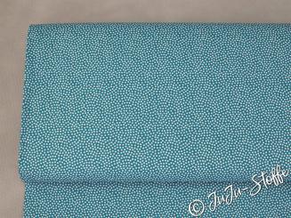 Baumwolle Dotty petrol Öko-Tex 