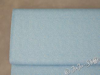 Baumwolle Dotty hellblau Öko-Tex 