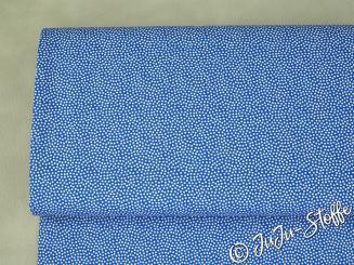 Baumwolle Dotty royalblau Öko-Tex 