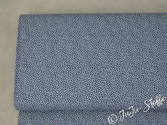 Baumwolle Dotty jeansblau Öko-Tex 