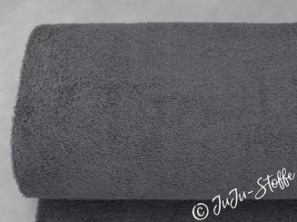 Frottee dunkelgrau Öko-Tex 