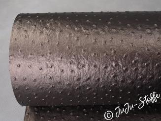 Kunstleder mit Noppen metallic bronze 
