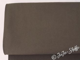 Jersey uni dunkelbraun Öko-Tex 