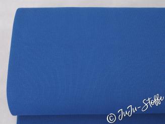 Bündchen Doppelripp uni royalblau Öko-Tex 