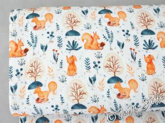 Musselin Waldtiere Öko-Tex 