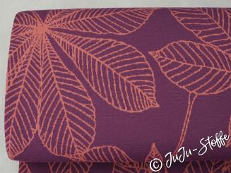 Strickstoff Jacquard Chestnut beere by Käselotti Öko-Tex 