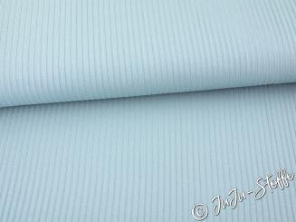Ripp-Jersey dusty mint Öko-Tex 