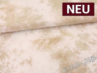 Viskose-Leinen Batik sand 