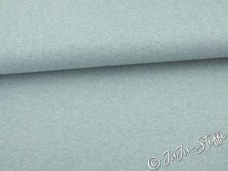 Jersey uni mint meliert Oeko-Tex® 
