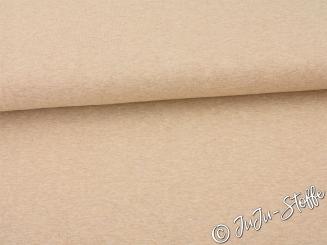 Jersey uni beige meliert Oeko-Tex® 