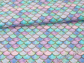 Baumwolle Meerjungfrau multicolour Oeko-Tex® 