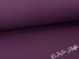 Sweat Premium uni aubergine Oeko-Tex® 